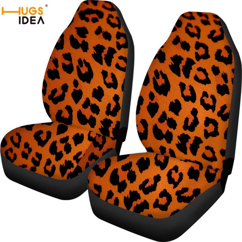 

HUGSIDEA 3D Leopard Car Seat Cover Luxury Auto Protector Case Fahion Animal Fur Print Driver Seat Sheet Auto Interior Supplies