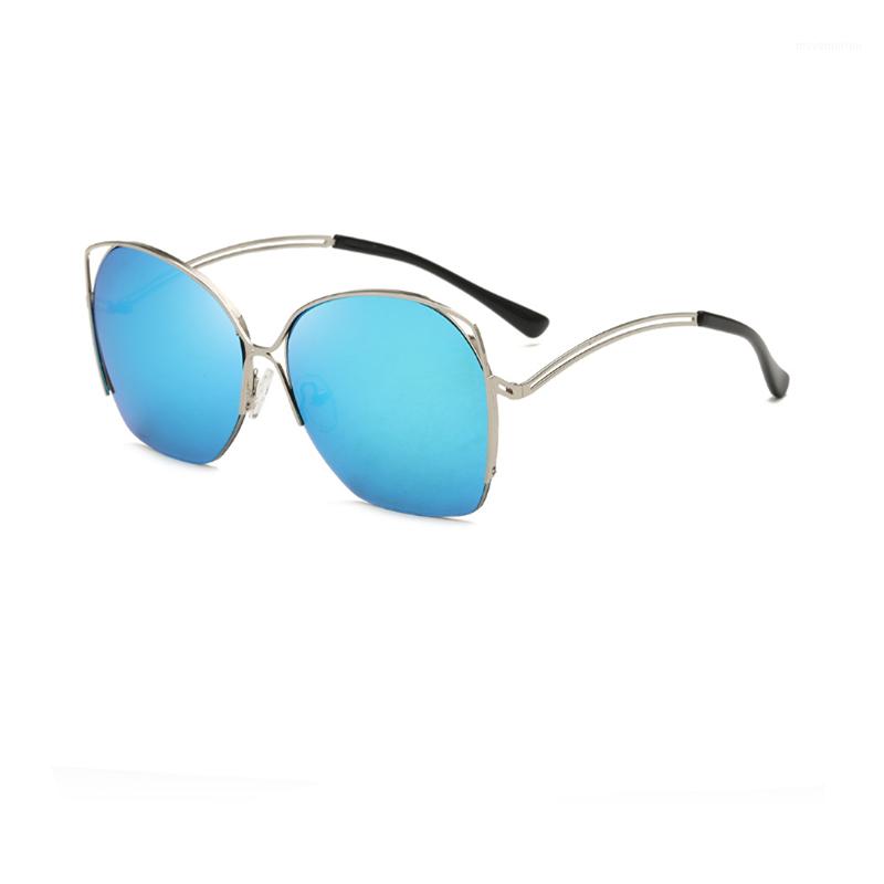 

2020 sunglasses big frame and metal cut-out sunglasses women men's sun glasses hot selling Colorful with uv4001
