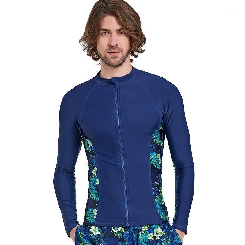

Zipper Rash Guard Men Rashguard Swim Shirt Long Sleeve Swimsuit UV Protection Mens Surf Shirt Swimming Sailing Diving Sport Suit1