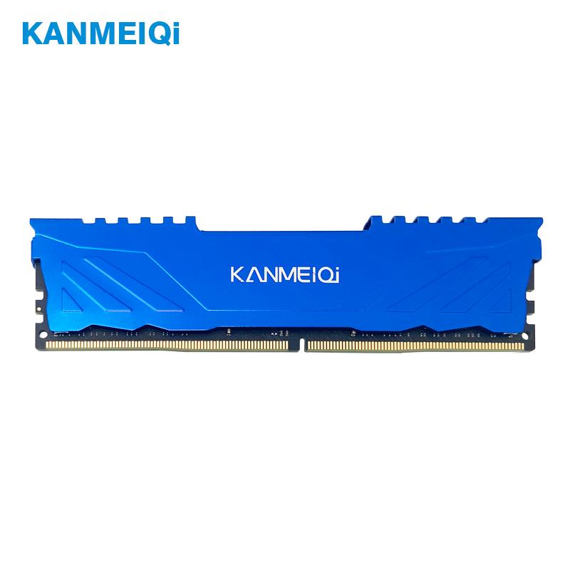 

Kanmeiqi DDR4 4GB 8GB ram 16GB 2133mhz 2400/2666mhz desktop memory with heat sink DIMM 1.2V 288pin Support all motherboards DDR4