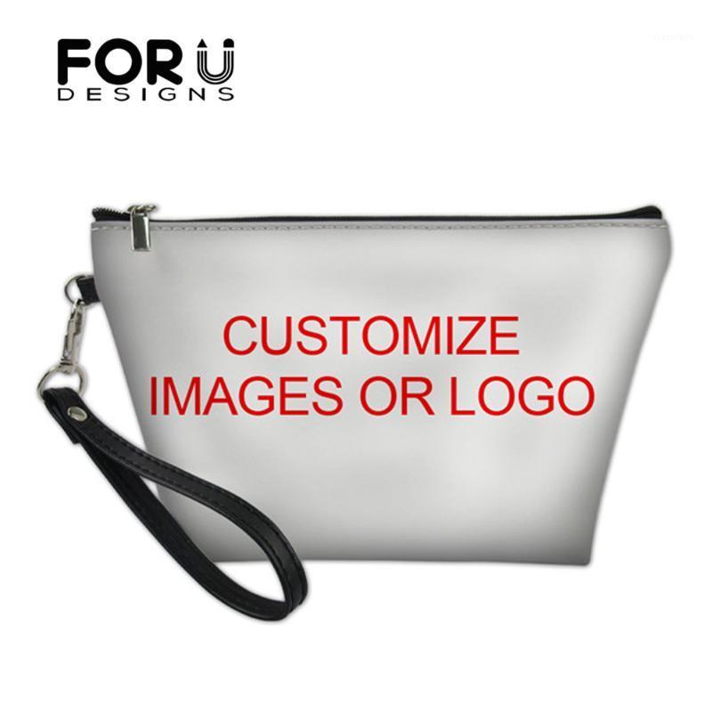 

FORUDESIGNS Customize Picture or Print Zipper Cosmetic Bags For Women Lady Makeup Case Travel Organizer for Toiletries1, Custom z8
