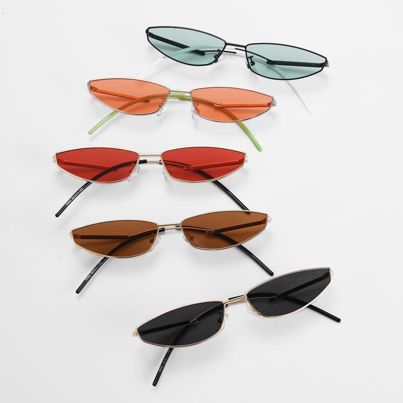 

New 2020 Small Frame Sunglasses Women Cat Eye Sun Glasses Vintage Eyewear Candy Color Vintage UV400 Couple Sunglasses1