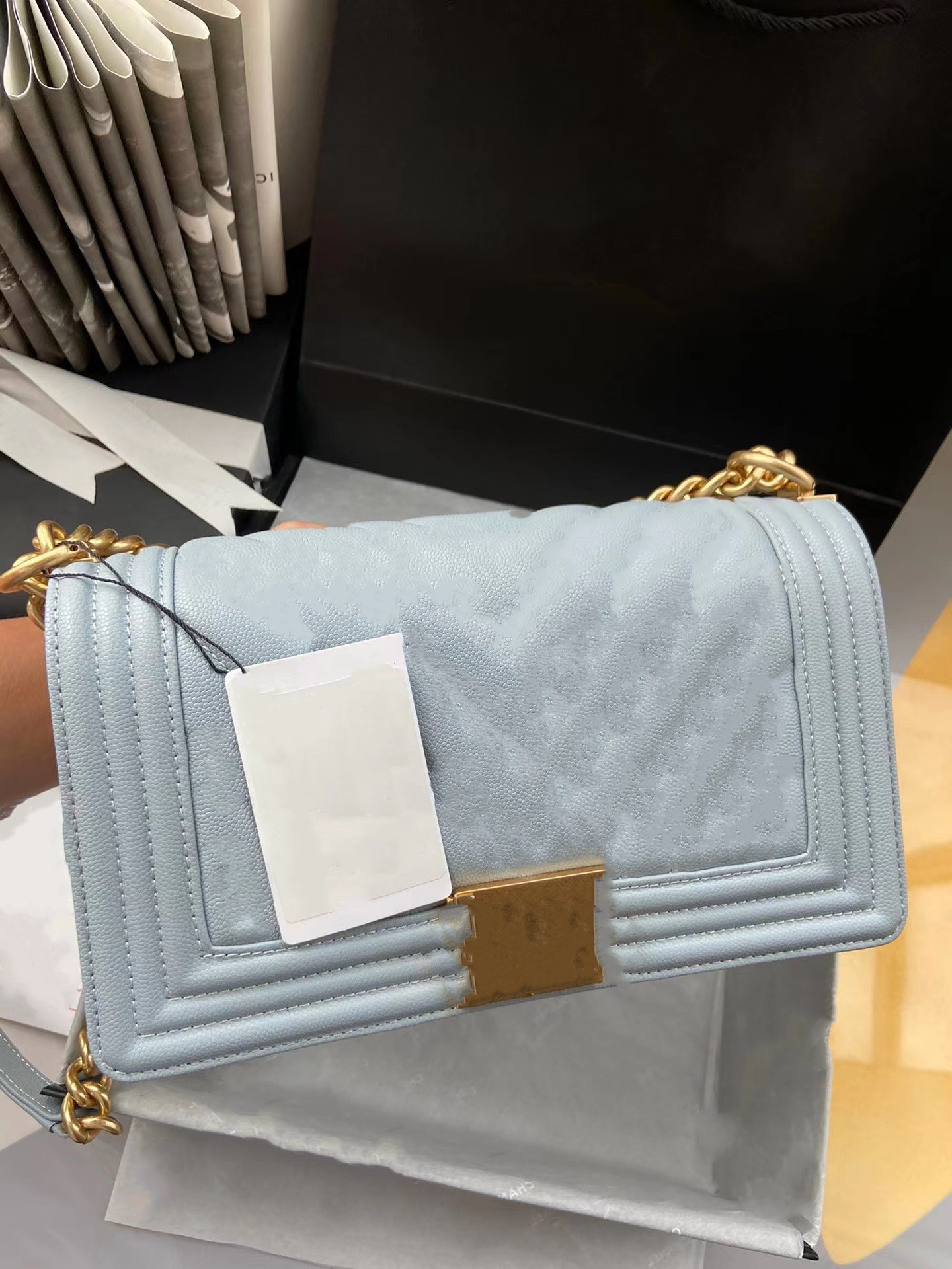 

High quality bag brand luxurys designers Women Bags 2021 Fashion gold Chain crossbody clutch Genuine Leather Shoulder purse Messenger Bag Fa