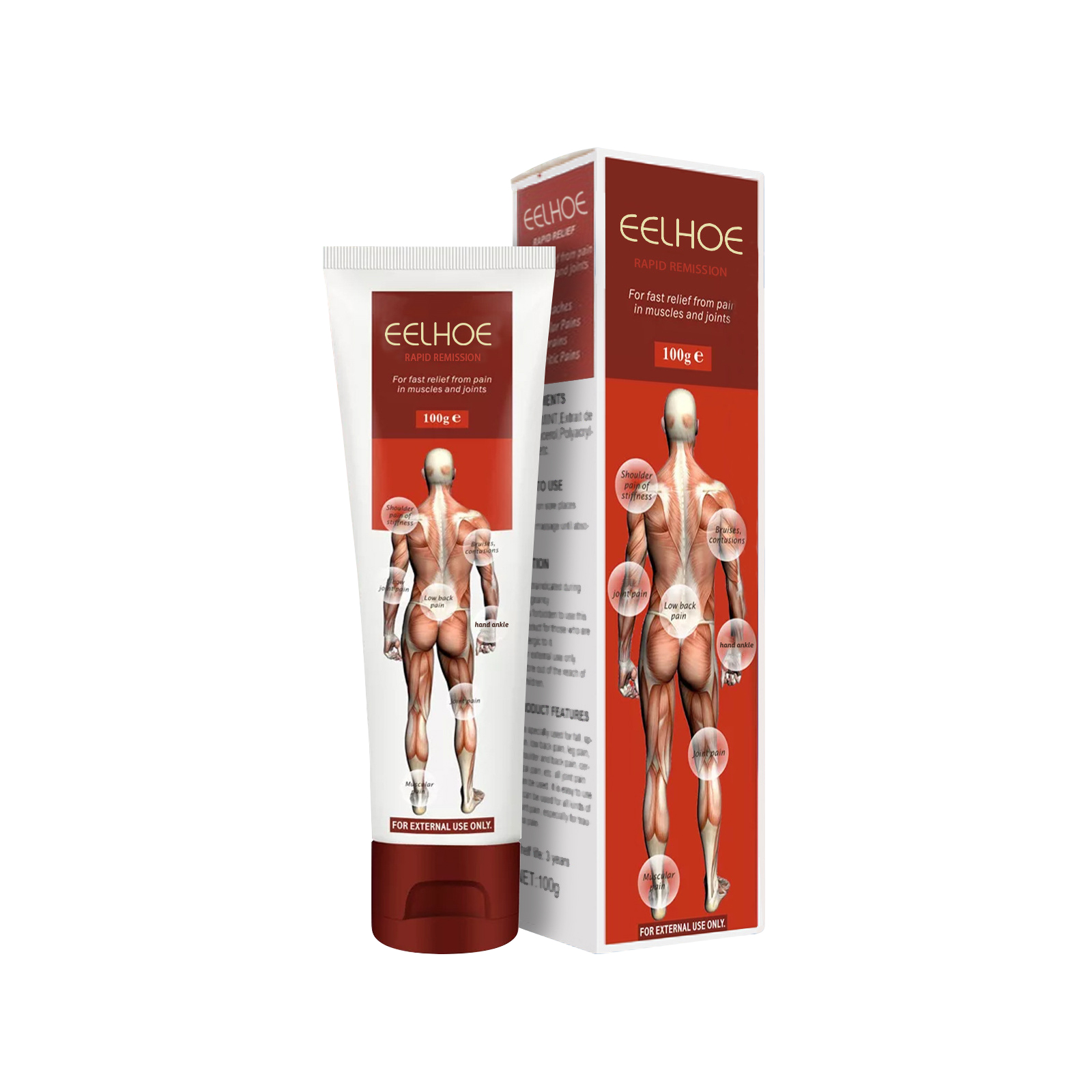 Free freight eelhoe Fever cream activating collaterals joint muscle pain cream cervical spine waist leg knee muscles and bones body care massage-image-750824509