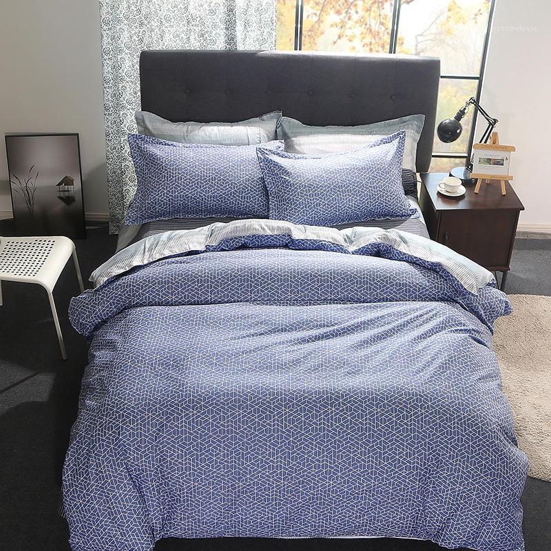 

BEST.WENSD Quality 3/4pcs Bedding Set Include Quilt Cover, Flat Bedsets Pillow Cover Bedding Set Cotton Dekbedovertrek 240/2201, As picture