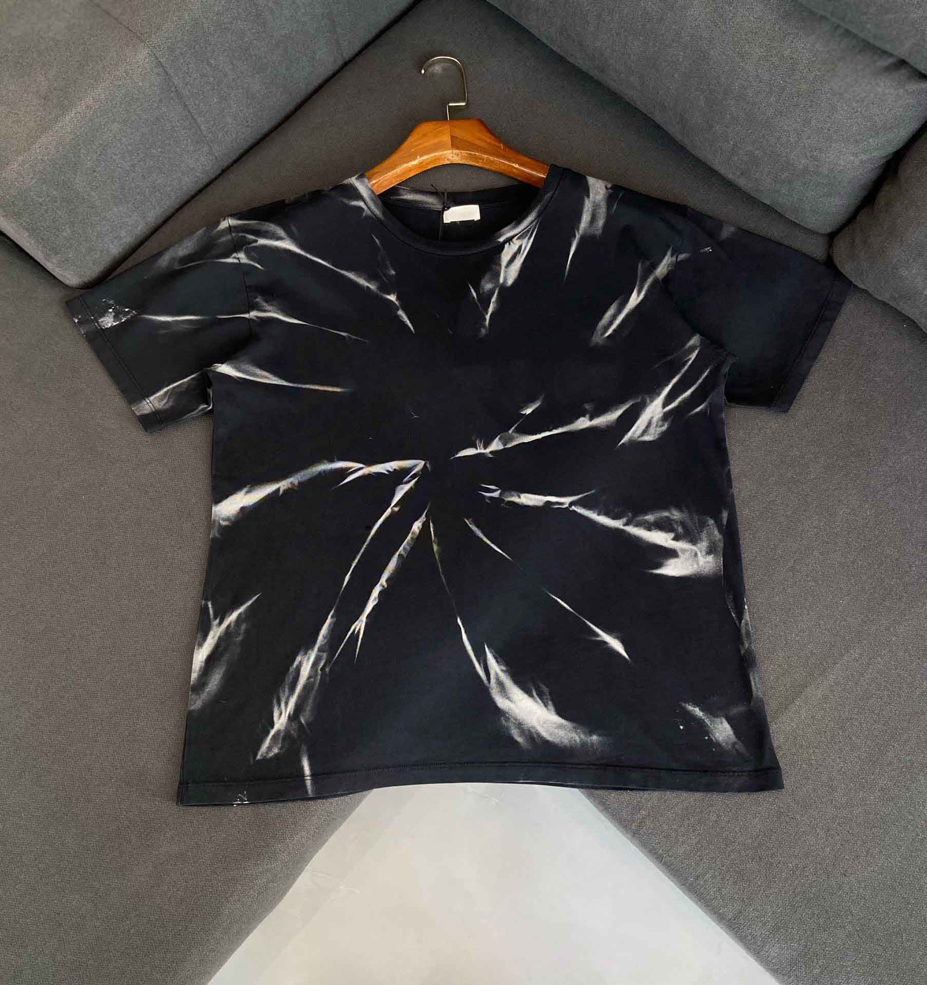 

2021ss spring and summer new high grade cotton printing short sleeve round neck panel T-Shirt Size: m-l-xl--xxxl Color: black white aJ22j8k, Black;brown