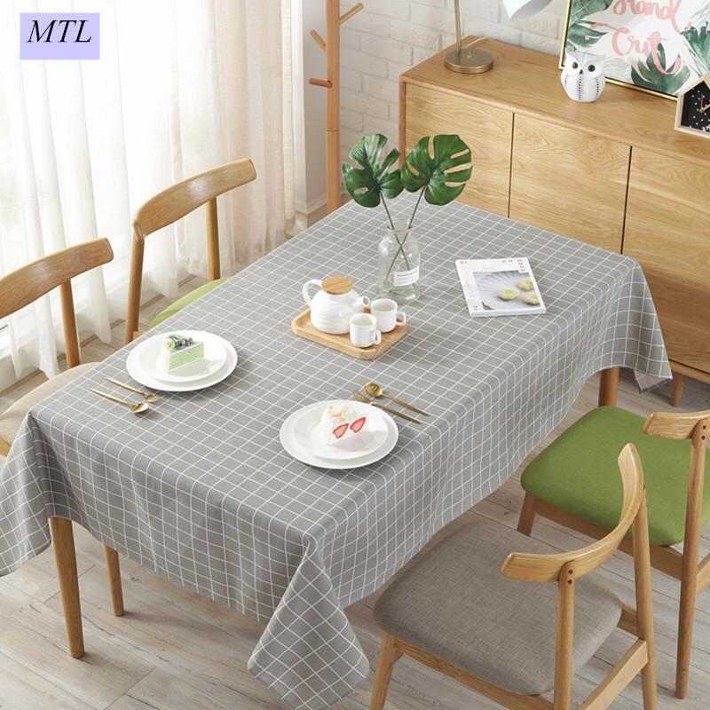 

MTL plaid table cloth manteles de mesa rectangular table cover nappe plastique de christmas decorations for home1, Color 8