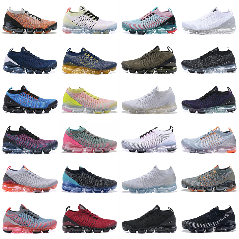 

2019 Fly 2.0 3.0 Knit Running Shoes Cool Grey Tiger Volt Purple Mens Trainers Women Designer Cushion Sneakers Athletic Shoes Size 5.5-11, As photo 17