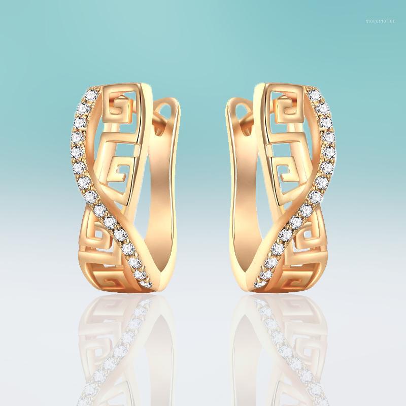 

Trendy Irregular Geometric Stud Earrings for Women Hollow Gold Silver Color Zircon Small Earring Charm Korean Fashion Jewelry1