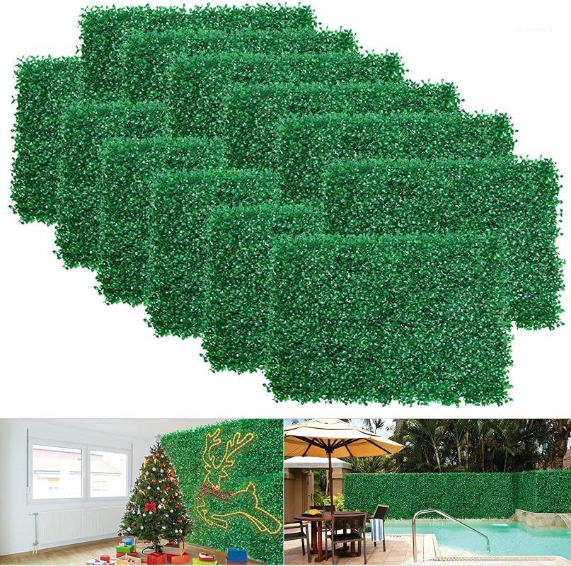 

15pcs Boxwood Panels -60*40cm Artificial Plant for Boxwood Hedge Set - Use for UV Protection Indoor Outdoor, Greenery Backdrop1