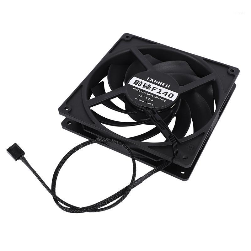 

140mm 120X25mm DC 12V 4Pin 0.5A High Speed Computer PC Bearing Cooling Fan Case1