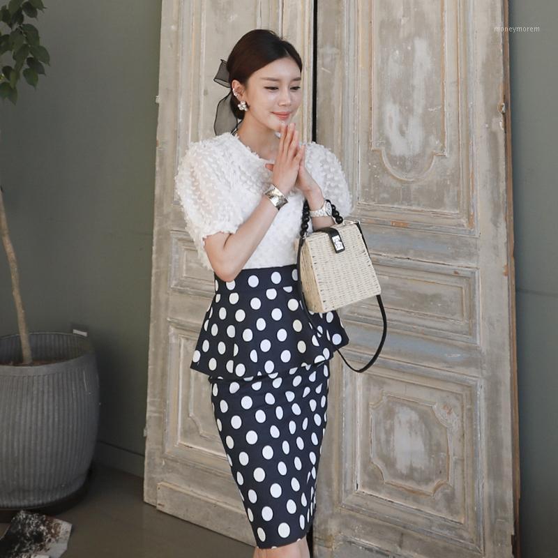 

Office Lady Summer Suits White Shirt Pencil Skirt Set for Woman Elegant Female 2pcs Party Suit Slim Female Work Set for Woman1