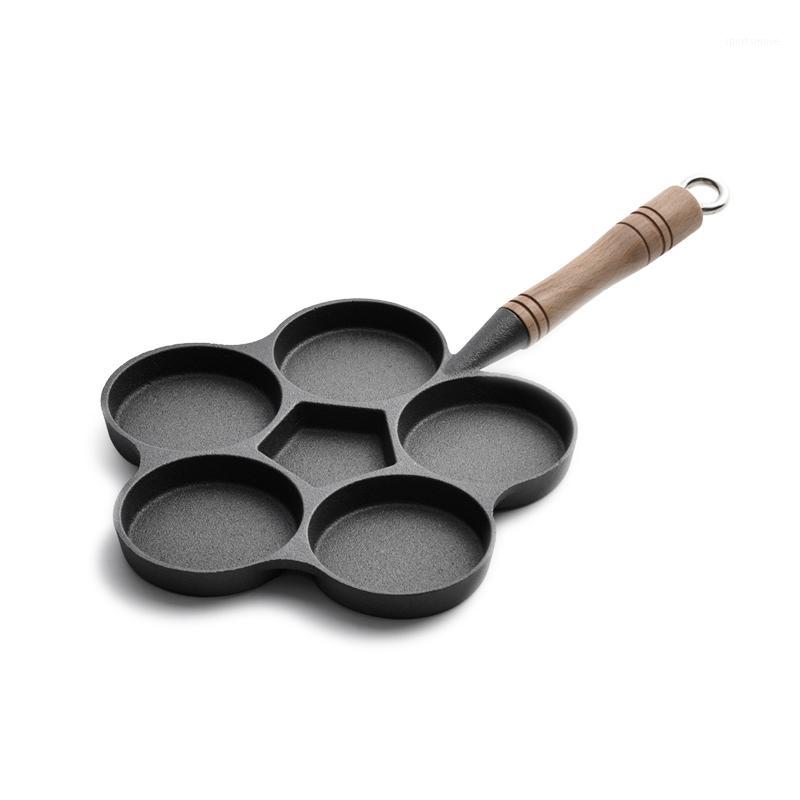 

Cast Iron Egg Dumpling Pan Pan Frying Non-stick Egg Dumpling Mold Mold Uncoated Artifact To Make1