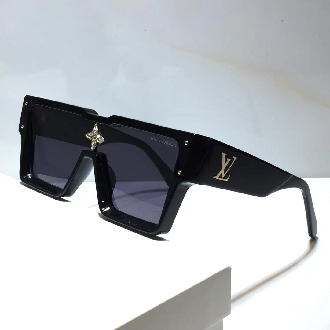 

Sunglasses For Men Women Summer 1547 Style Anti-Ultraviolet Retro Square Plate Full Frame fashion Eyeglasses Random Box