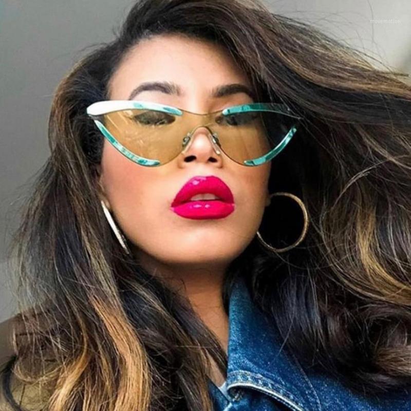 

Women Cat Eye Sunglasses Vintage Fashion Sun Glasses For Women Trendy Tinted Color Shade UV4001