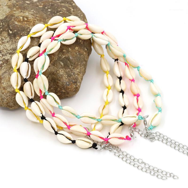 

VONNOR Jewelry Women's Necklace Natural Shells Bead Strand Necklaces Bohemian Female Choker Necklace Dropshipping1