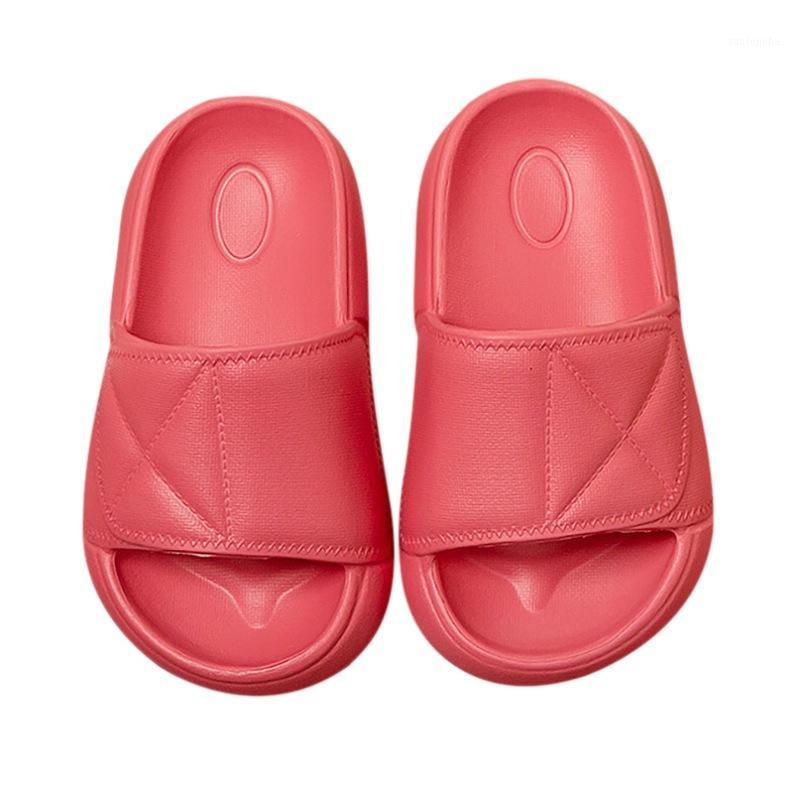 

New Children's Slippers Summer Boys Girls Indoor Home Shoes Bathroom Slipper Non-slip Soft Bottom Baby Shoes New1, Ql
