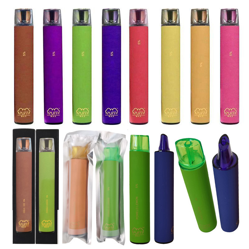 

2000 Puffs Disposable Vape Pen Puff Max Electronic Cigarette Manufacturer E Vapor 8.5ml Pod Disposable Vaporizer For Wholesales