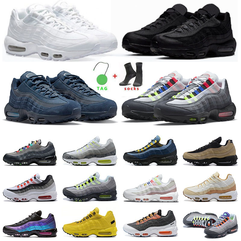 

95 95s Designer Sneakers Running Shoes Original OG Greedy 3.0 Black Navy Blue Speed Racer Neon Seahawks White Jones Laser Fuchsia Mens Womens Trainers Runner Outdoor, 40-46 8