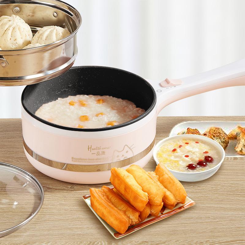 

Portable Mini Electric Multicooker Kitchen Noodle Cooker Pot Mini Hot Pot Hotpot Steamer Frying Pan Rice Cooker Porridge