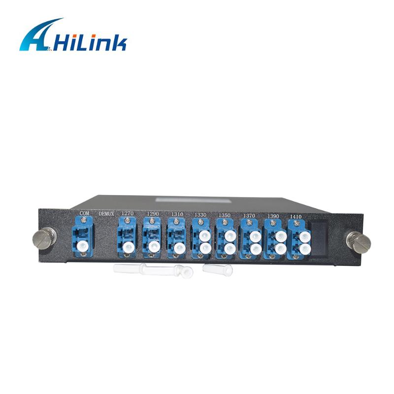 

CWDM Mux Demux Solution Dual Fiber 8 Channels 1270-1450nm,1470-1610nm LGX Box