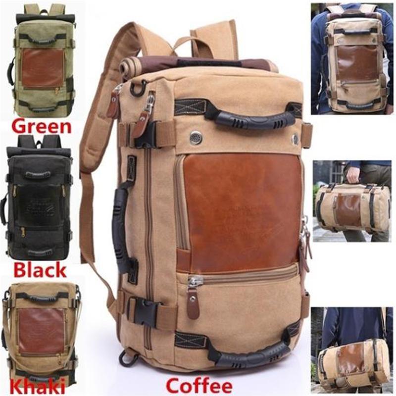 

Women Travel Bags Large Capacity Casual Sports Bags Shoulder Bag Backpack Waterproof Travel Blusas For Men, Coffee