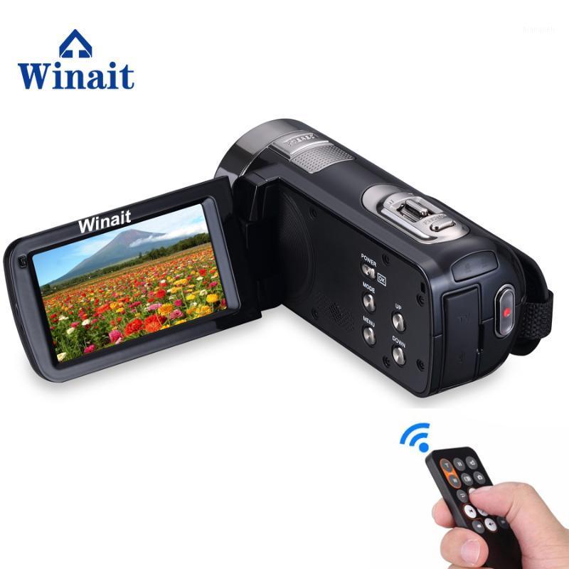 

HDV-301STR Winait 16x digital zoom mini cheap 3.0 TFT LCD touch display 32GB card Infrared Nightshot 24 Mega pixels FULL HD1, Black