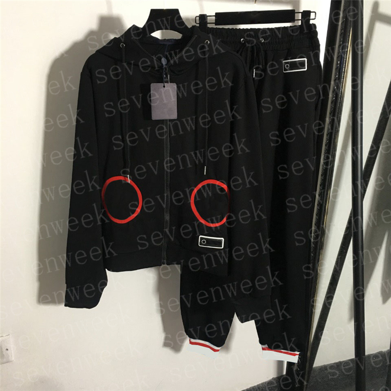 

Womens Designer Hoodies Pants Tracksuits Fashion Casual Lady Sports Suits Long Sleeve Hooded Sweatshirt, Black