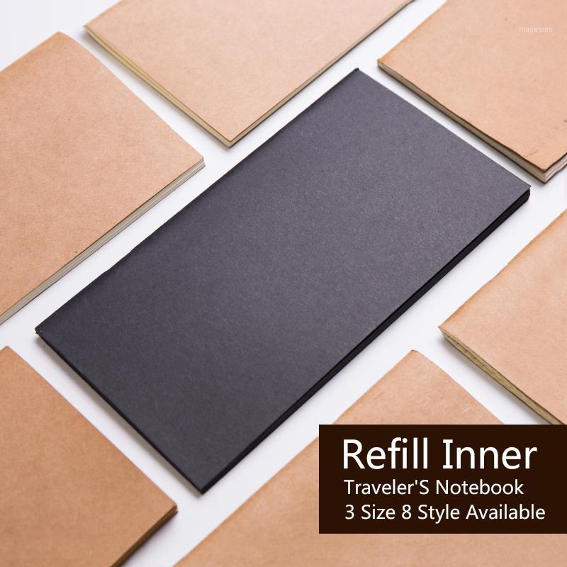 

kraft cover notebook Paper Traveler's Notebook Kraft Refill Inner Core Page Page For Vintage Travelers 3 Size1