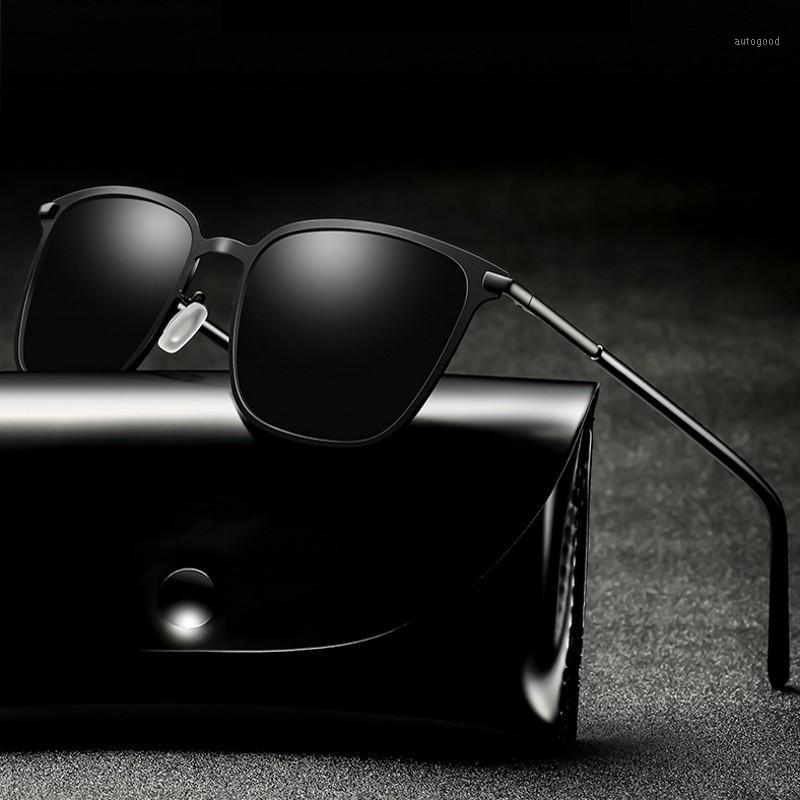 

Sunglasses Men Polarized Alloy Square Frame Driving Sun Glasses For Women Vintage Rays Brand Designer Goggles UV4001