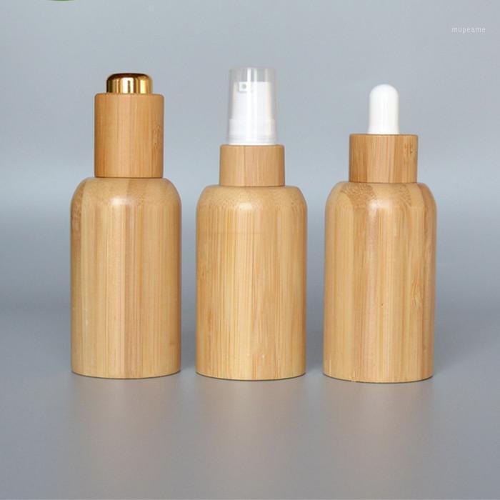 

15ml 30ml 50ml empty Natural Bamboo Wood glass dropper bottle bottle refillable bottle,30ml essential oil bamboo1