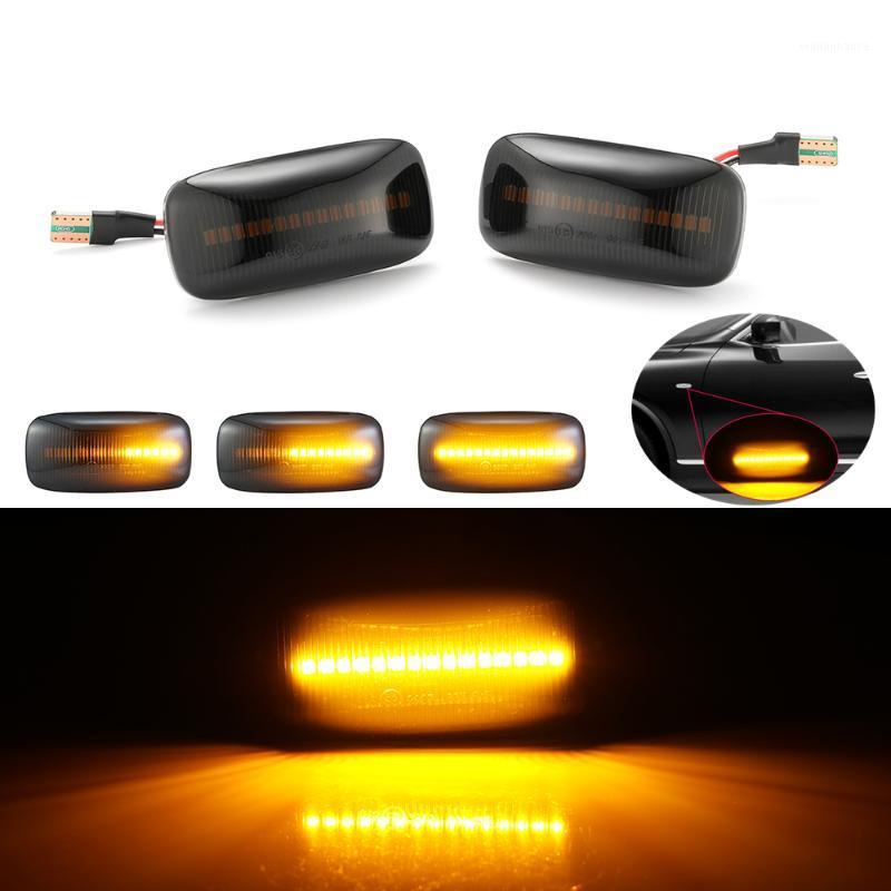 

Emergency Lights 2pcs/pair Dynamic LED Turn Signal Side Marker Light Sequential Blinker Indicator For Almera N15 95-00 Maxima