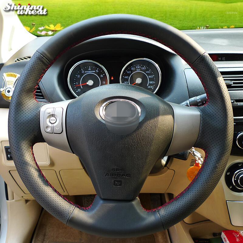 

BANNIS Hand-stitched Black Leather Car Steering Wheel Cover for Great Wall Haval Hover M1 M2 M4 C20R voleex c301