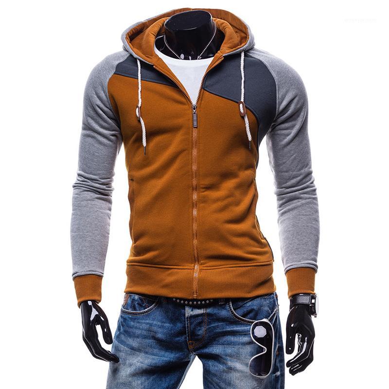 

New Autumn Winter Men's Jacket Patchwork Cotton Casual Slim Fit Hooded Jackets Coat Male Clothing Outerwear Plus Size1, 829490
