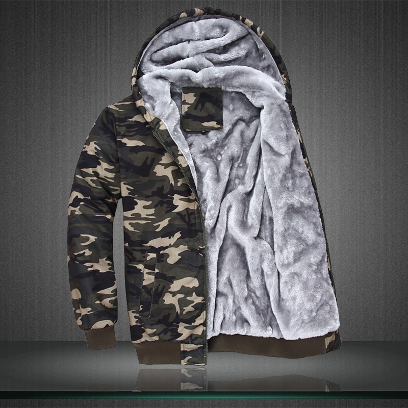 

2021 Winter New Coats with Hoodie 100% Cotton Hot Wool Coat and Gear Mens Hoodies -4xl Men CVYN, Army green.