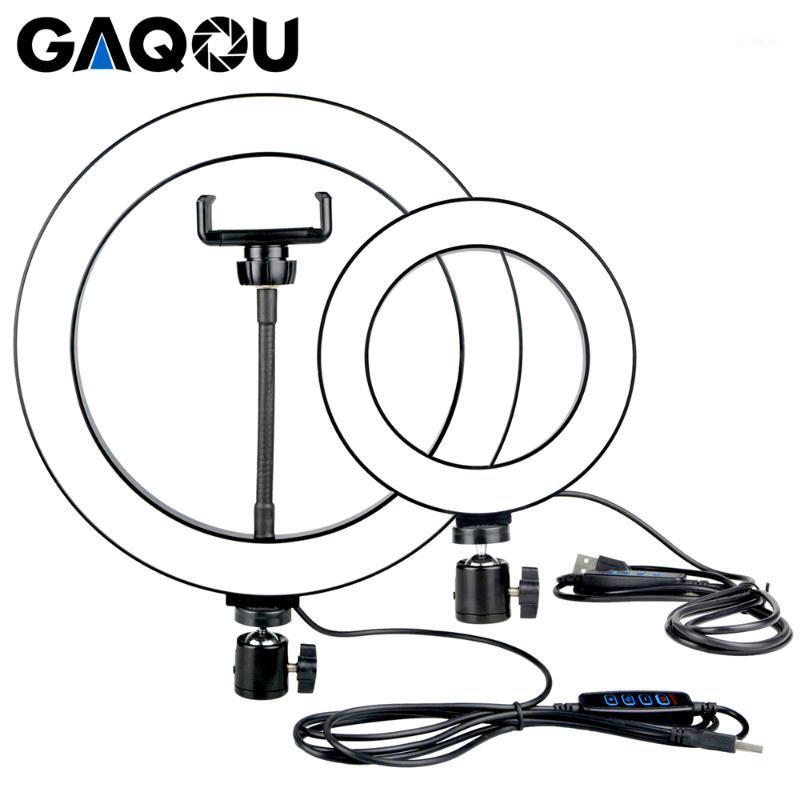

16/26cm Dimmable LED Selfie Ring Light Youtobe Photography 3200-5500k Photo Studio Phone Video USB Plug live streaming Ring Lamp1