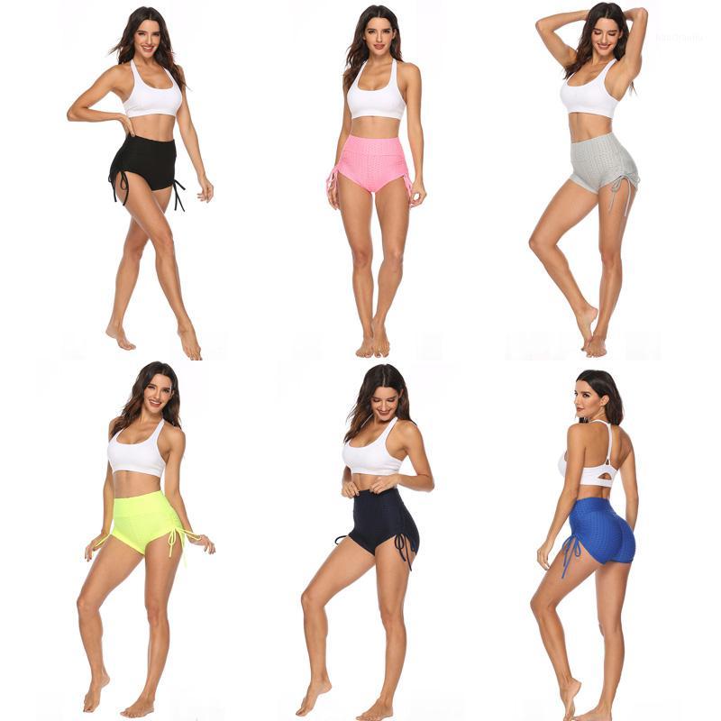 

Women' Leggings Shorts For Running Gym Short Women High Waist Bubble Short Seamless Summer Casual Yoga Shorts Gym Workout Tight1, Black