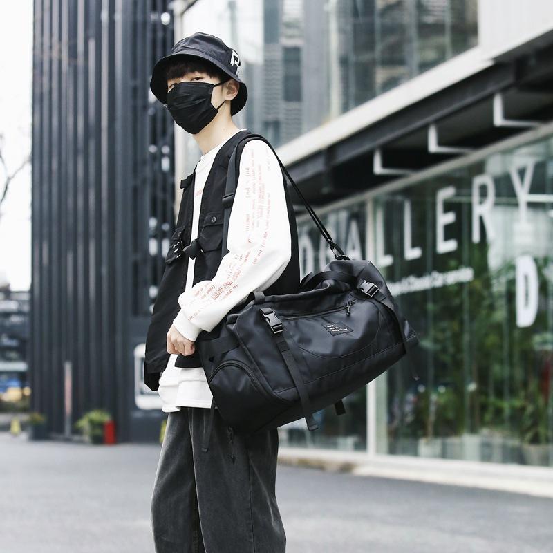 

Army Green Short Trip Large Capacity Luggage Bag Travel Bag Shoes Bit Sports Gym Men and Women Yoga Workwear Large