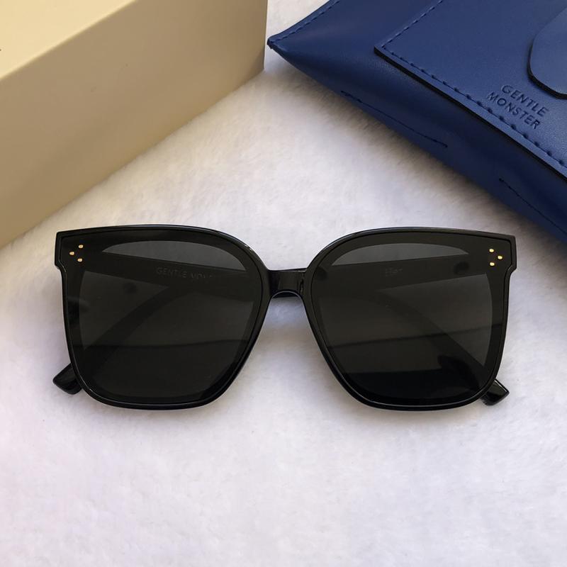 

2021 Brand Women GM Sunglasses Gentle Designer Big Frame Elegant Sun glasses Fashion Lady Monster Vintage Star Sunglasses Her