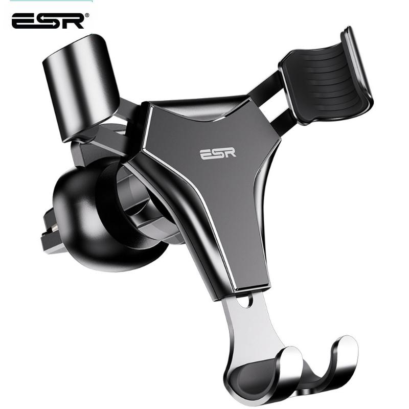 

ESR Car Phone Holder For Gravity Mobile Phone Holder Universal Car Mobile Air Vent Mount Stand for 4-7 inch, Black