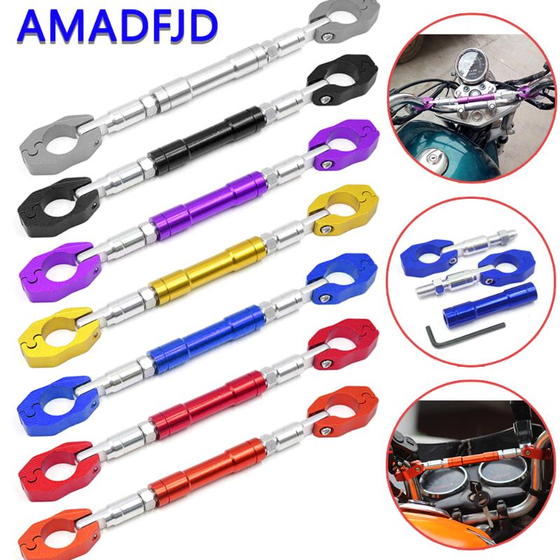

AMADFJD 22mm Adjustable Motorcycle Handlebar Cross Bar 7/8" Guidon Moto Universel 22mm Modified Handle Bar Accessories