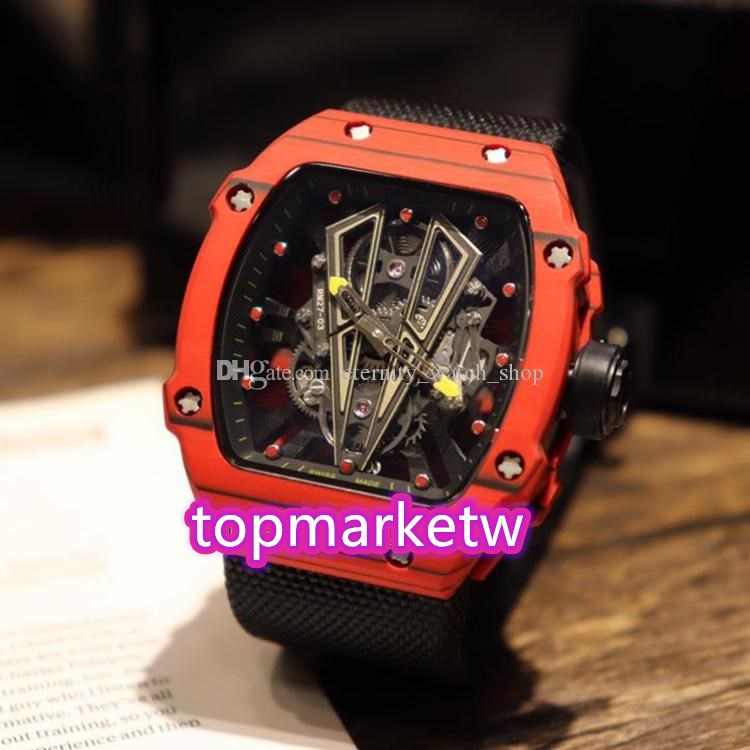 

Manufacturers Best Edition RM 27-03 Rafael Nadal Ntpt Red Yellow Carbon, Slivery;brown