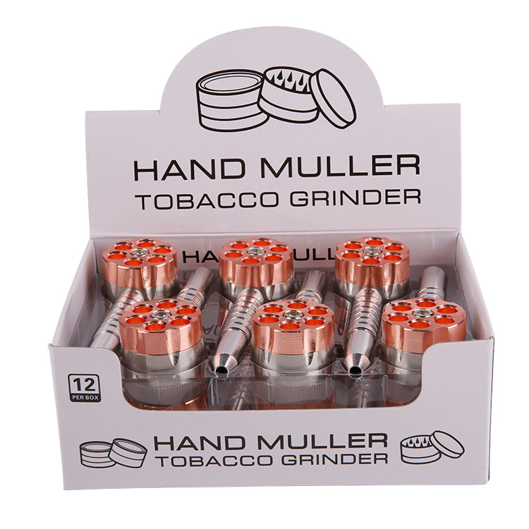

herb grinder grinders two-in-one bullet clip grinder cross-border hot sale zinc alloy cigarette crusher Herb Grinder