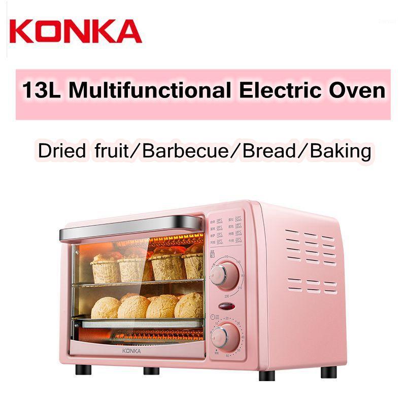 

KONKA Electric Oven 13L Multifunctional Mini Oven Frying Pan Baking Machine Household Pizza Maker Fruit Barbecue Toaster1