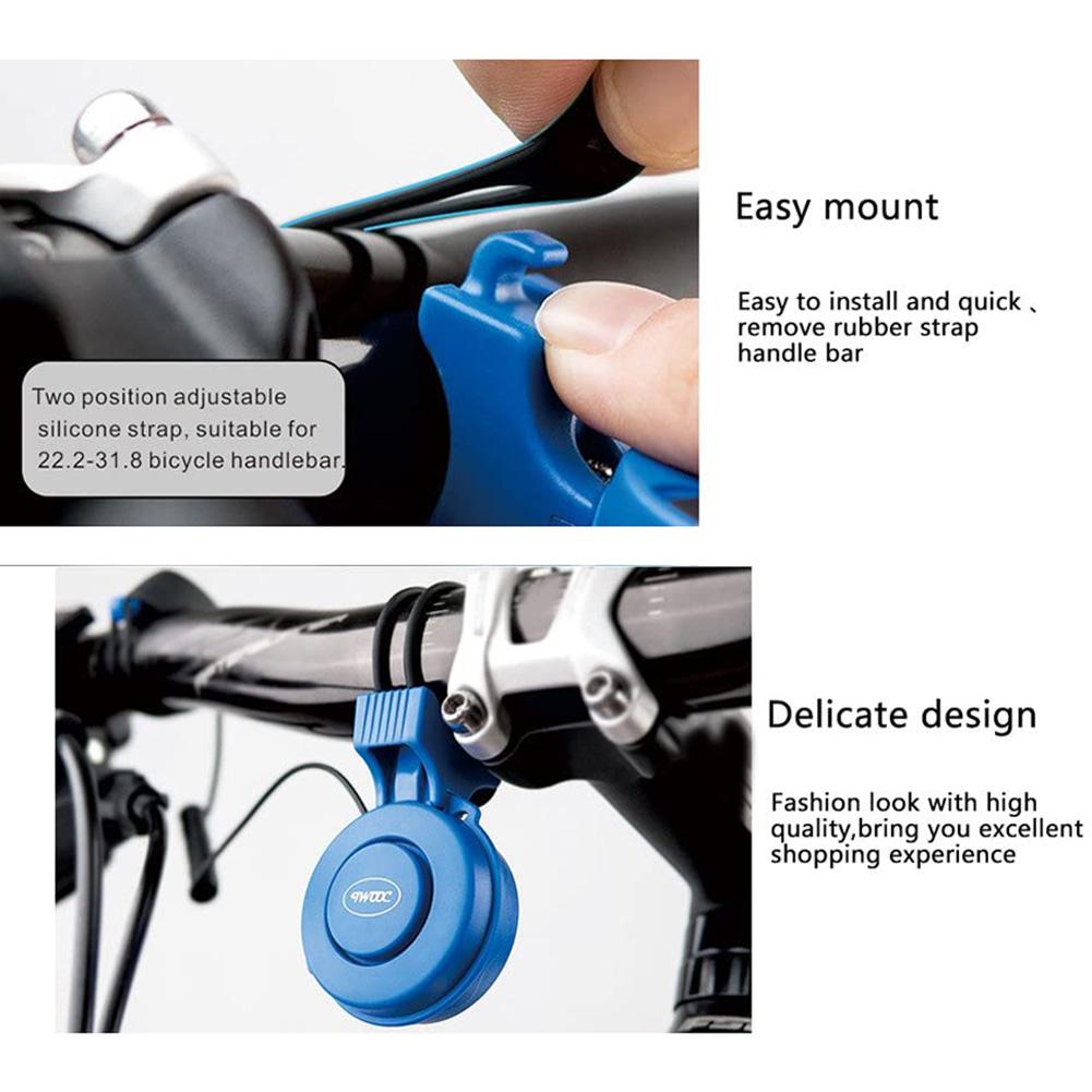 2021 Mountain Bike Horn 110 120 DB Waterproof USB Charging 4 Sound