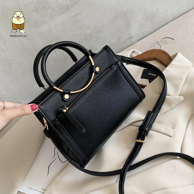 

Beibaobao Female Luxury PU Leather Bag Women's Crossbody Ladies Handbags Vintage Women's Bag Shoulder Sac A Main, Black