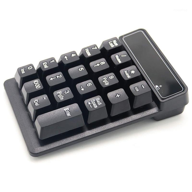 

Wireless Keypad, Portable Bluetooth Mini Financial Accounting 19 Keys Number Pad Keyboard for Laptop Desktop Computer PC1