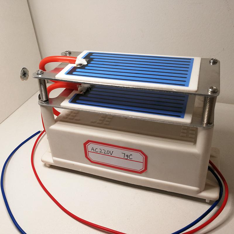 

Ceramic Ozone Generator 220V/12V 7g Ozonizer with Ceramic Plate Long Life Style Longevity Double Sheet Air Cleaner DIY Car Home
