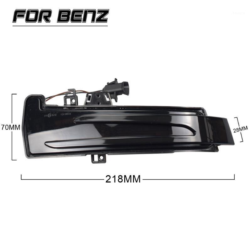 

Superb Side Wing LED Dynamic Turn Signal Blinker Mirror Flasher Light For - W176 W246 W212 W204 C117 X156 X204 W2211, As pic