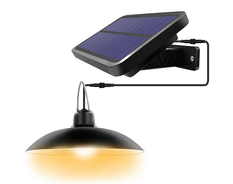 

Upgraded Solar Pendant Lights Outdoor Indoor Auto On Off Solar Lamp for Barn Room Balcony Chicken With Pull Switch And 3m Line